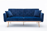 65" Teddy Sofa Couch,Convertible Futon Sofa Bed,Comfy Recliner Couch