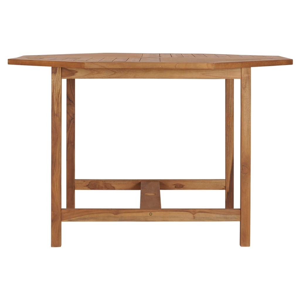 Patio Dining Table 43.3"x43.3"x29.5" Solid Wood Teak,Classic Teak Wood Garden
