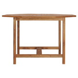 Patio Dining Table 43.3"x43.3"x29.5" Solid Wood Teak,Classic Teak Wood Garden