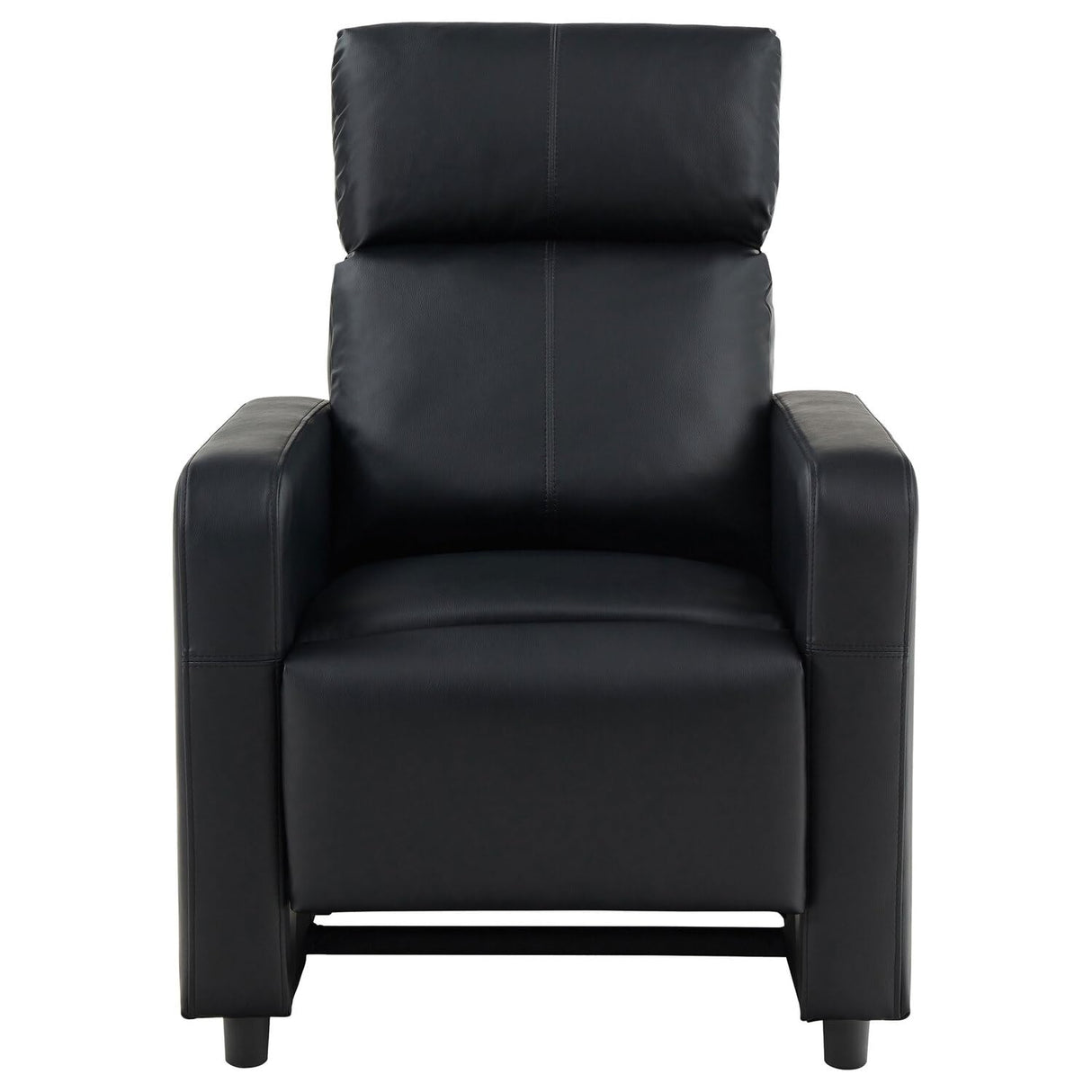 Toohey Home Theater Push Back Recliner Black, 28.75"D x 32.5"W x 41.75"H (600181)