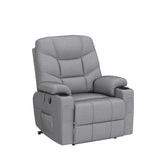 Electric Power Lift Recliner Chair Sofa for Elderly with Massage and Heat, Linen Fabric