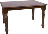 Andrews 60" Rectangular Extendable Butterfly Leaf Wood Dining Table, 2 Size Expandable,