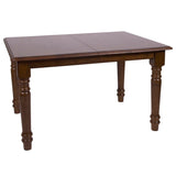 Andrews 60" Rectangular Extendable Butterfly Leaf Wood Dining Table, 2 Size Expandable,