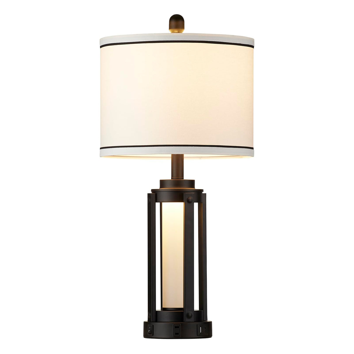 Modern Table Lamps for Living Room, Industrial Beside Lamps