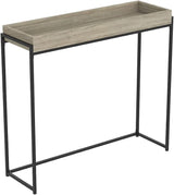 Console Table, Dark Taupe