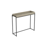 Console Table, Dark Taupe