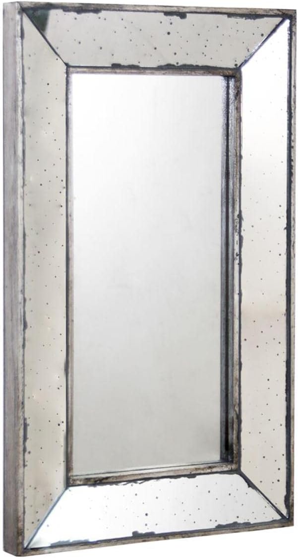 A&B Home, 12.5 by 20.5-Inch Antique-Look Frameless Wall Mirror