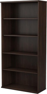136HC-Z Studio C 5-Shelf 73-Inch H Bookcase, Hansen Cherry