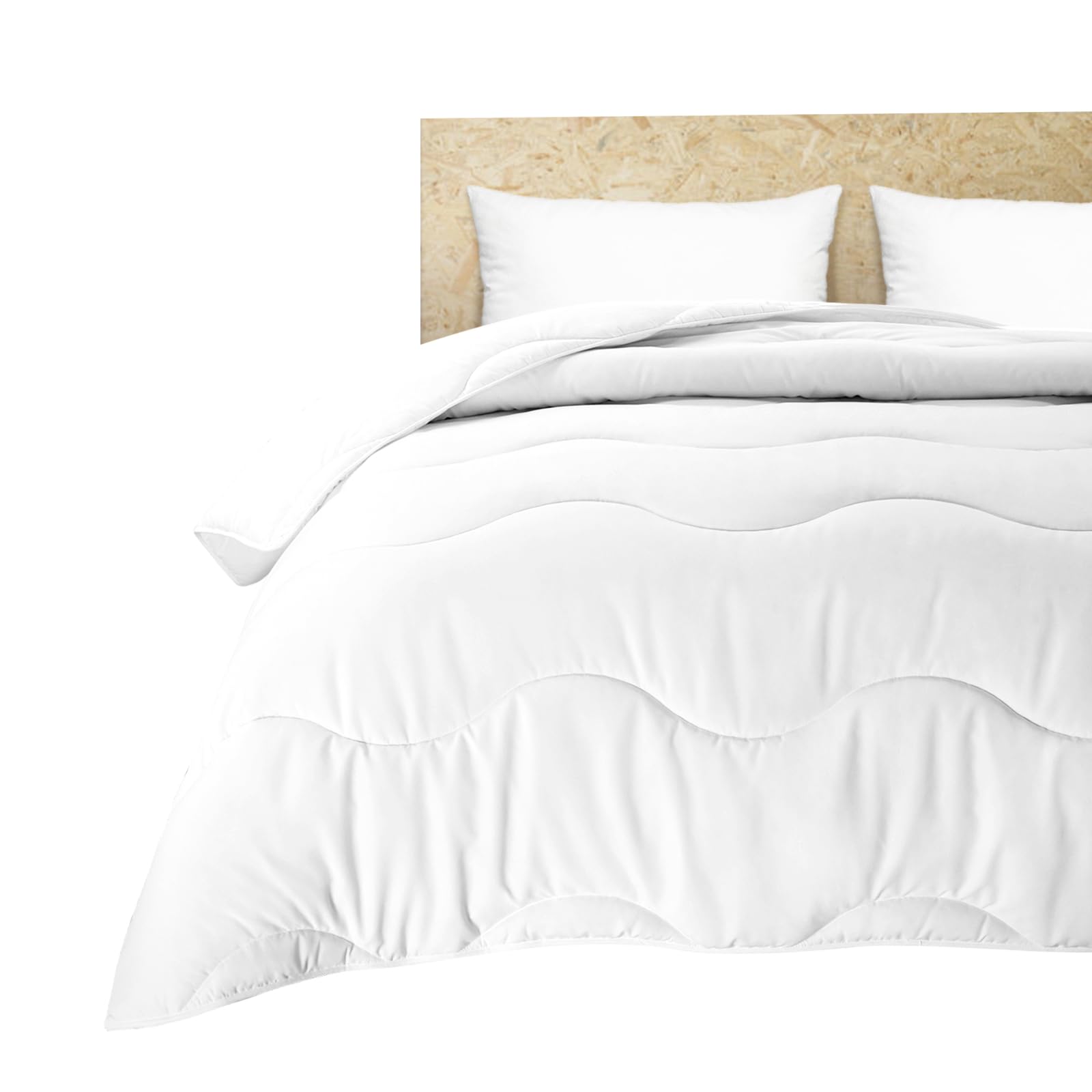 Lightweight Comforter Duvet Insert White, All Season Blanket Breathable Comforters