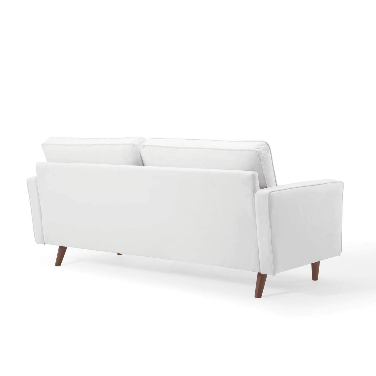 EEI-3764-WHI Valour Performance Velvet Sofa, White