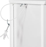 Bathroom Floor Storage Cabinet, Freestanding Side Table Storage Organizer Unit