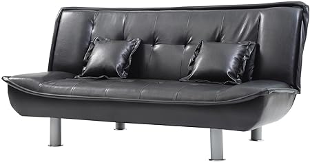 Furniture Futon Sofa Bed, Chocolate