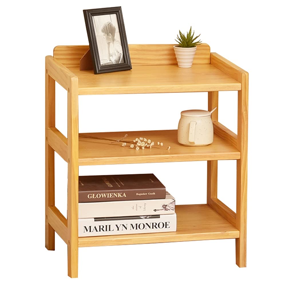 Simple Wooden Bedside Table Bedroom Bedside Storage Cabinet Wooden Storage Rack