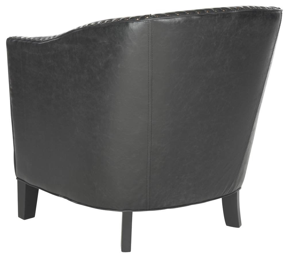 Mercer Collection Evander Club Chair, Antique Black