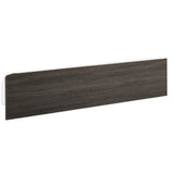 Bed with Button Tufted Headboard, Gray and Brown
