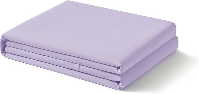 Flat Sheet Full/Queen Size, Breathable Luxury Bedding for Hot Sleeper and Night Sweats