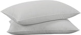 Goose Feathers and Down White Pillows with 100% Soft Cotton Cover, Bed Sleeping Hotel