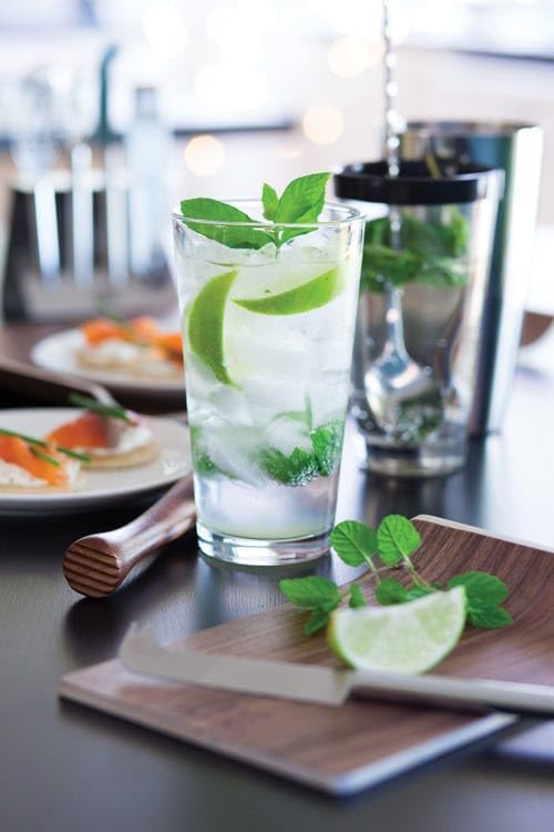Mojito Kit, 5 Piece Cocktail Making Set, Green