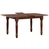 Andrews 60" Rectangular Extendable Butterfly Leaf Wood Dining Table, 2 Size Expandable,