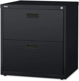 2-Drawer Lateral File, 30 by 18-5/8 by 28-1/8-Inch, Black