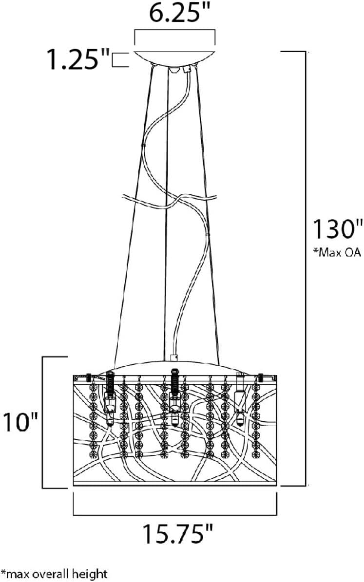 Inca Modern Metal Web Laser-cut Sheath with Crystal Drum Pendant Ceiling