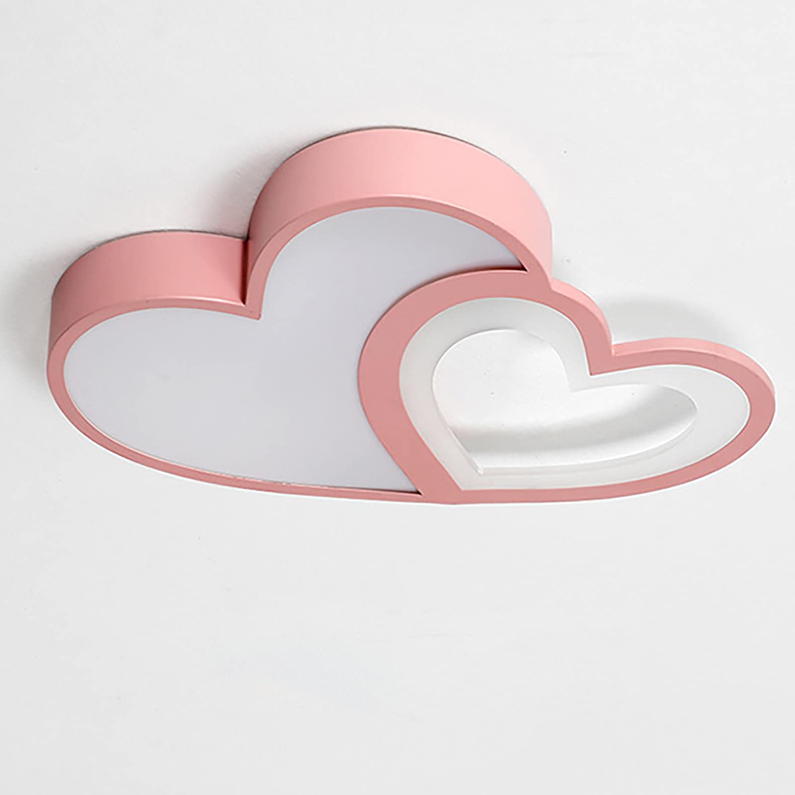 Heart Shaped LED Ceiling Light - Dimmable Flush Mount 38W