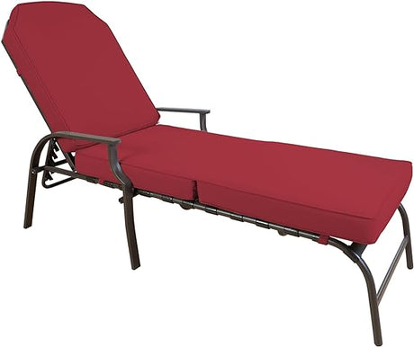 Maya Chaise Lounge - Outdoor Patio Recliner Chair, Comfortable Patio Lounge Chair