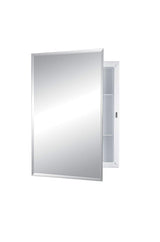 868M22XWHZX S-cube Single-Door Recessed Mount Medicine Cabinet