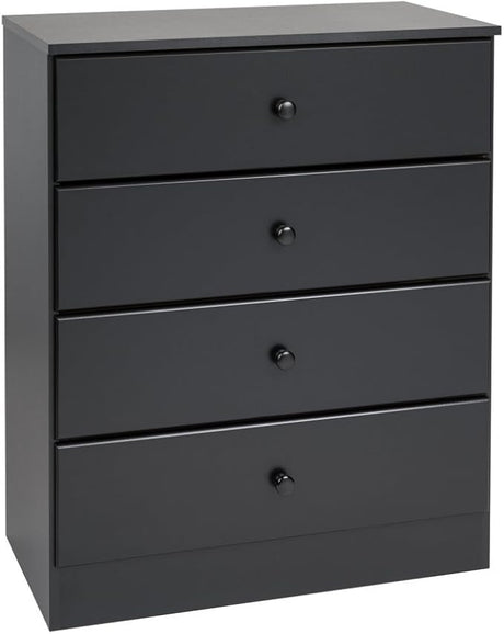 Astrid Simplistic 4-Drawer Dresser for Bedroom, Functional Bedroom Dresser Chest