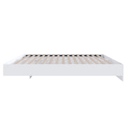 Queen Size Platform Bed, White