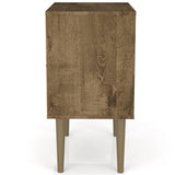 1-Drawer Transitional Solid Wood Nightstand