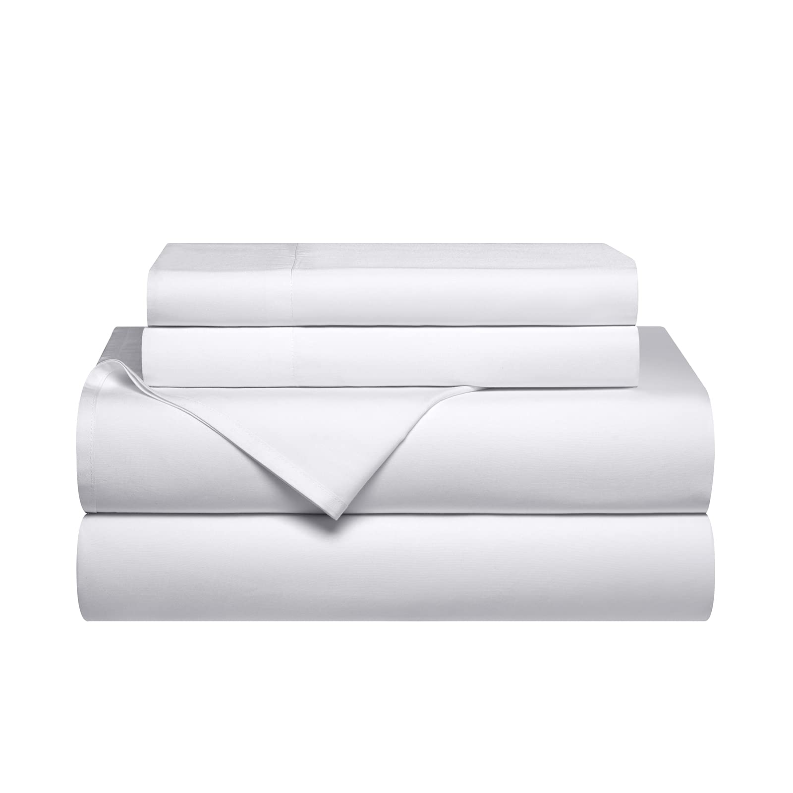 Queen Sheets, Rayon Derived from Bamboo,Extra Deep Pocket Queen Sheets Fits 18"-24"