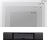 Black Floating TV Stand Wall Mounted, Floating Entertainment Center Wood Storage