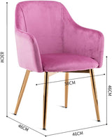 Nordic Cloth Dining Chair, Reception Conference Chair Outstanding Design Metal Legs,