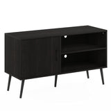 Claude Mid Century Style Stand With Wood Legs For TV Up To 55 Inches