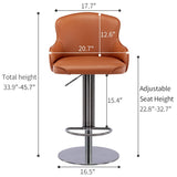 Black Titanium Stainless Steel Bar Stools,Grade Modern Leather Bar Chair