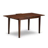 PSDU5-MAH-LC 5 Piece Dining Set Includes a Rectangle Dining Room Table with Butterfly