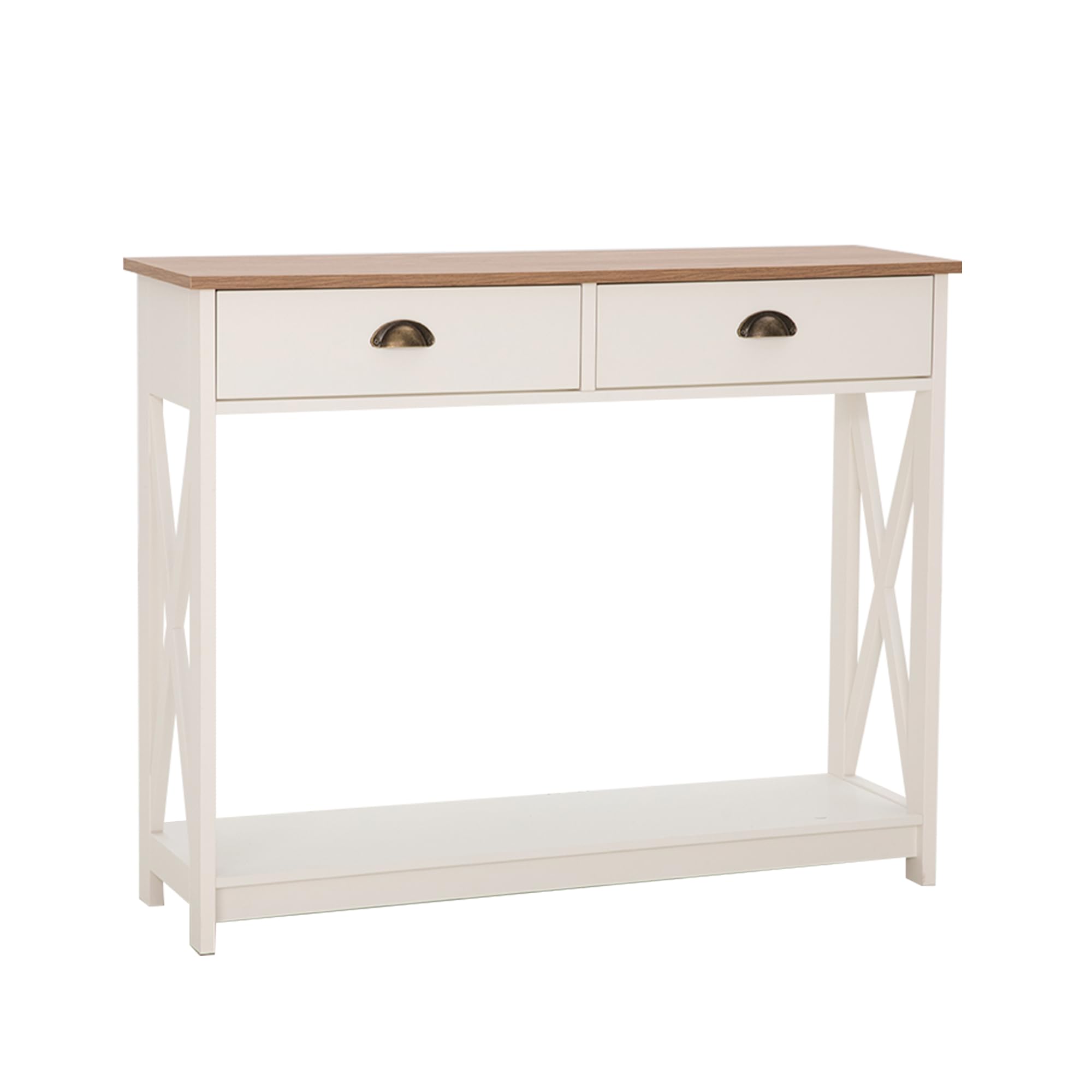 Entryway Table - Farmhouse Narrow Console Table for Living Room/Hallway