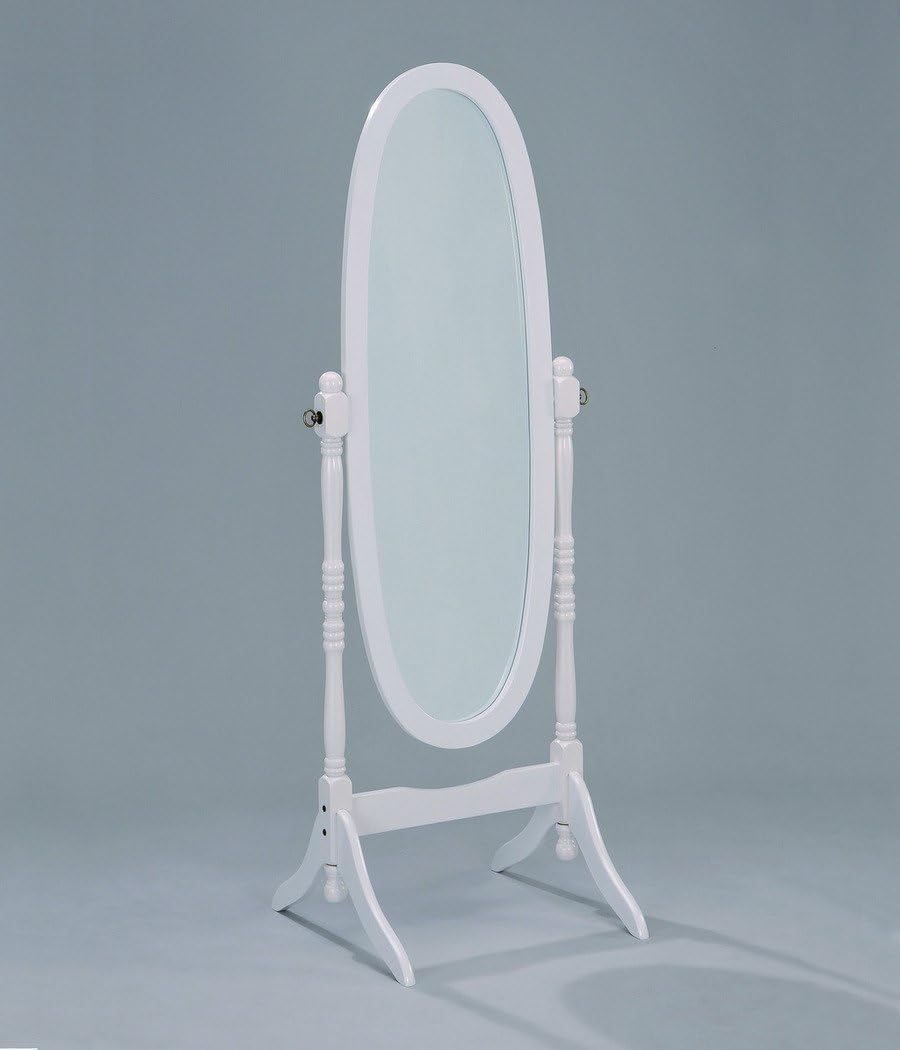 Vintage Cheval Floor Mirror | Full-Length Wooden Standing Mirror with Adjustable Frame