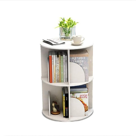 Bookshelf for Bedroom Creative Rotating 360° Bookshelf Bookcase