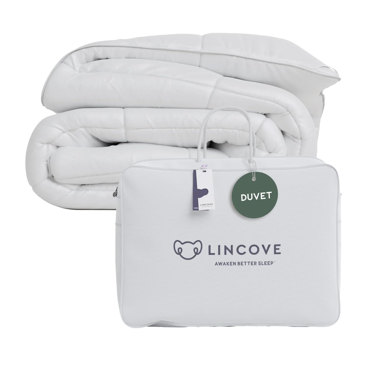European Down Comforter Full Size - Breathable, Ultra-Soft & Fluffy Comforter Filled