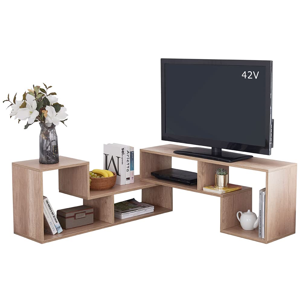 TV Stand, Low Board, Telescopic Width 41.3 - 82.7 inches (1,050 - 2,100 mm)