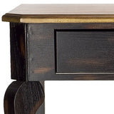 American Homes Collection Concord Classical Dark Brown Console Table