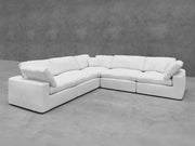 5-Piece Modular Sectional Sofa with Reversible Cushions