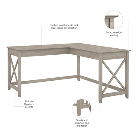 60-inch Home Office Writing Desk with Large Workspace