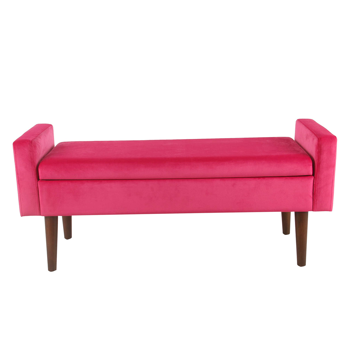 Home Decor | Upholstered Modern Velvet Storage Ottoman Bench