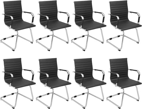 Conference Room Chairs Set of 6, 6 Pack Modern Office Guest Chairs