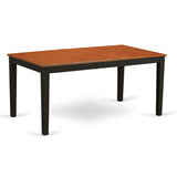 NICO7-BLK-W 7 Piece Kitchen Table Set Consist of a Rectangle Dining Table
