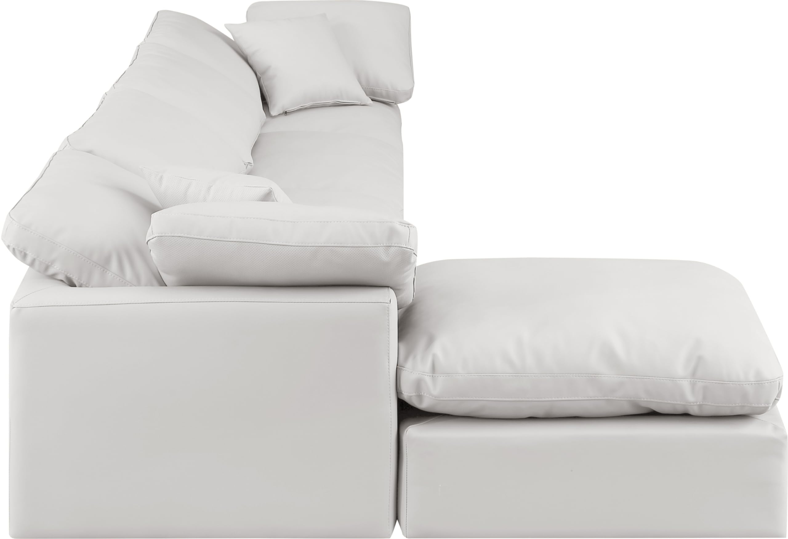146Cream-Sec5A Indulge Collection Modern | Contemporary Modular Sectional