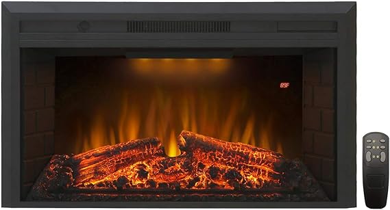 Electric Fireplace 33 Inches Electric Fireplace Insert